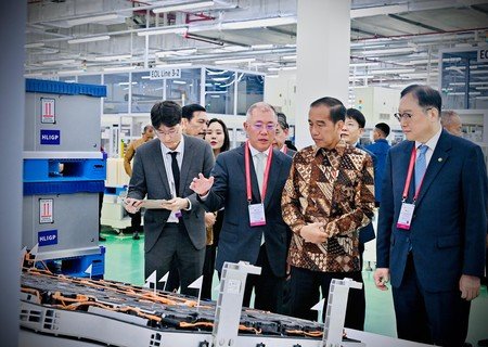 Megah! Ini Wujud Pabrik Baterai Listrik Terbesar di ASEAN